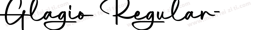 Glagio Regular字体转换